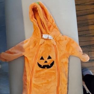 Pumpkin baby costume
